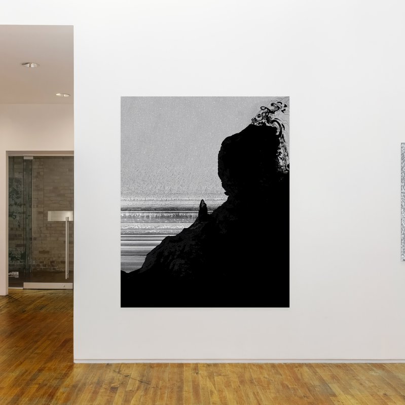 Alex Fischer, Saturnine Clock, 2017-12-06, 75×60″ / 1913×1530㎜, digital composite